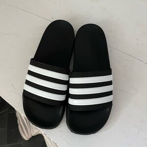 Adidas Slides Black - Big Kids Size 6